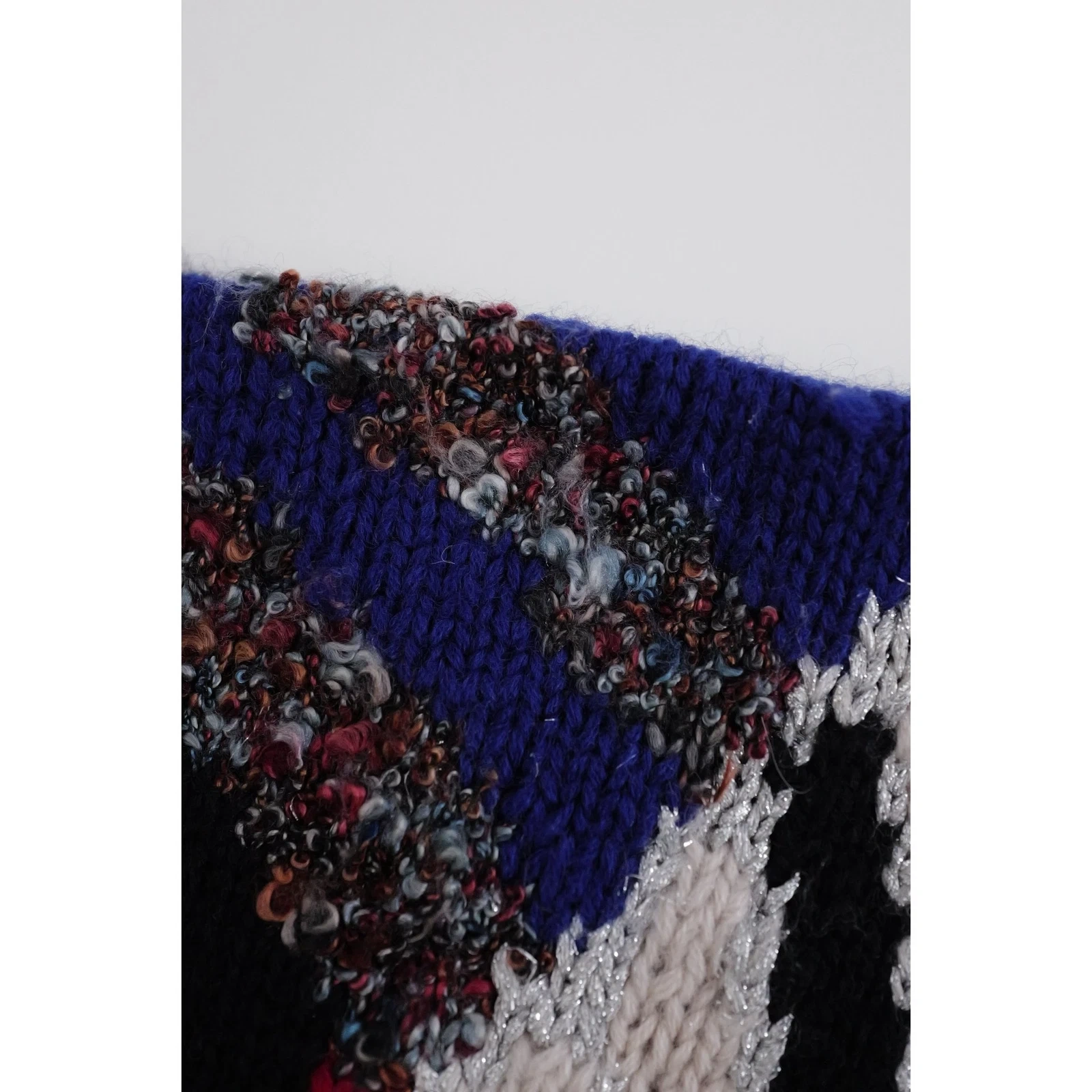 JUNKO KOSHINO Pull en laine Multicolore vintage, passéist — photo 15