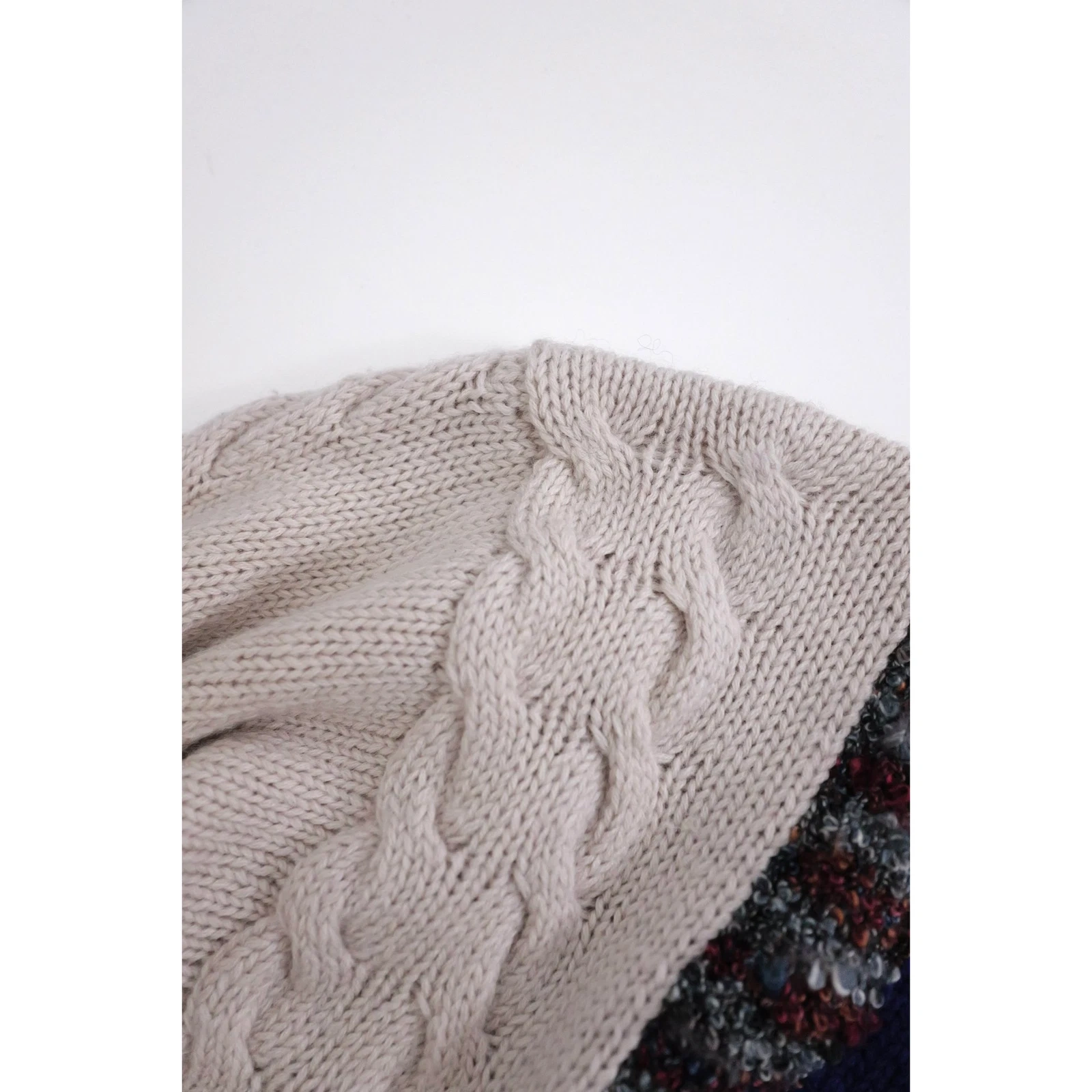 JUNKO KOSHINO Pull en laine Multicolore vintage, passéist — photo 9