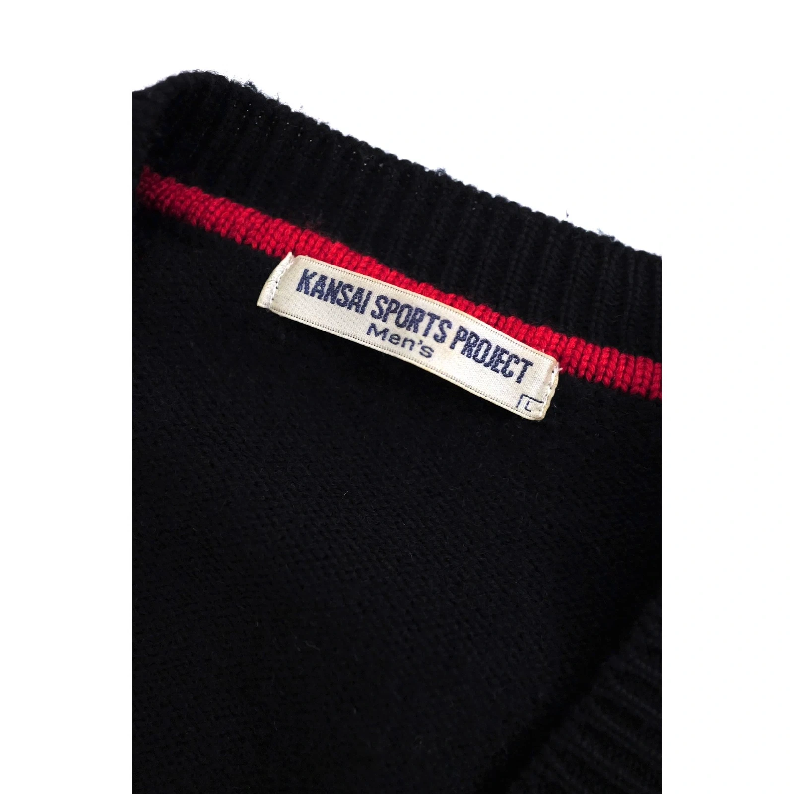 KANSAI YAMAMOTO Pull en laine Multicolore vintage, passéist — photo 8