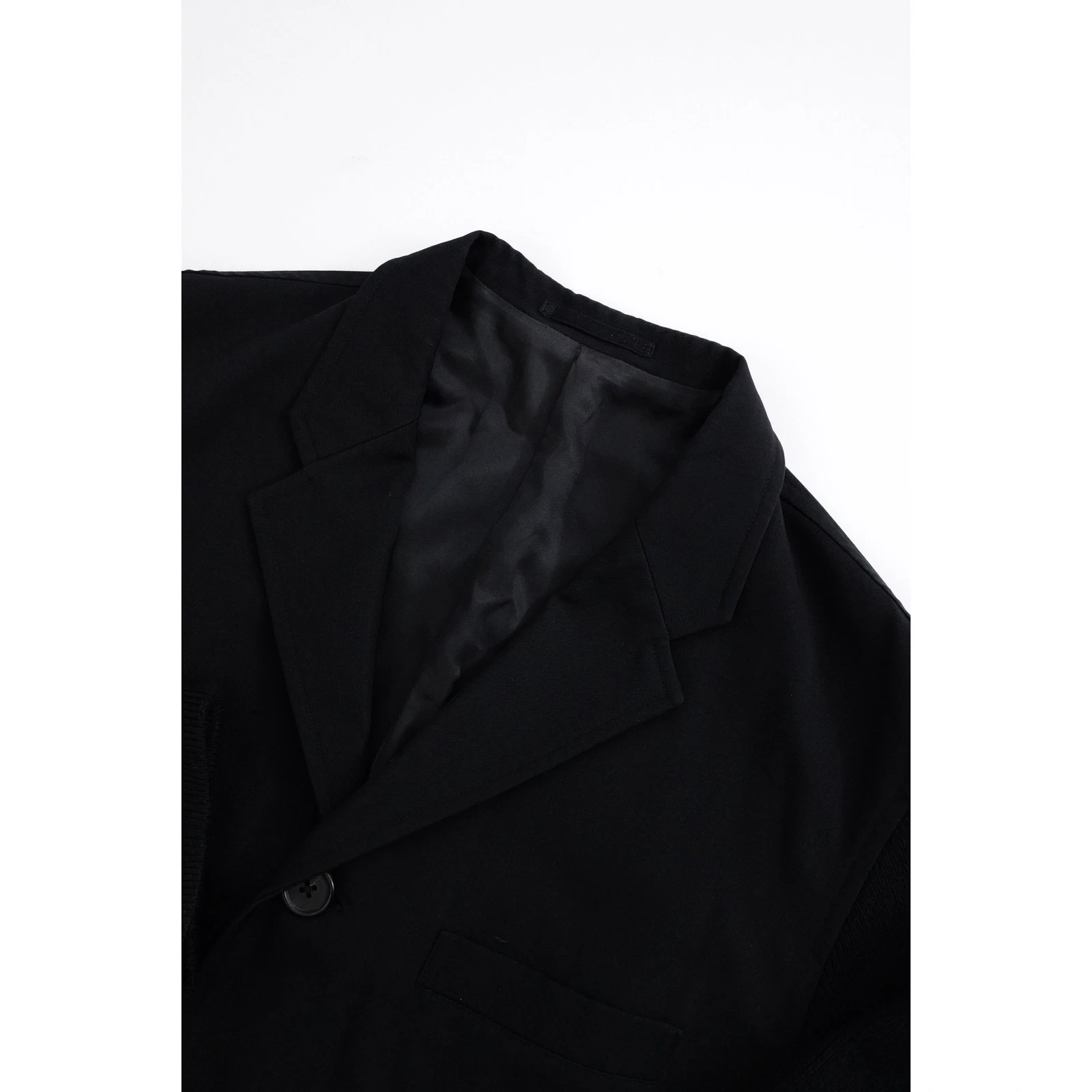 YOHJI YAMAMOTO Veste en laine Noir vintage, passéist — photo 4
