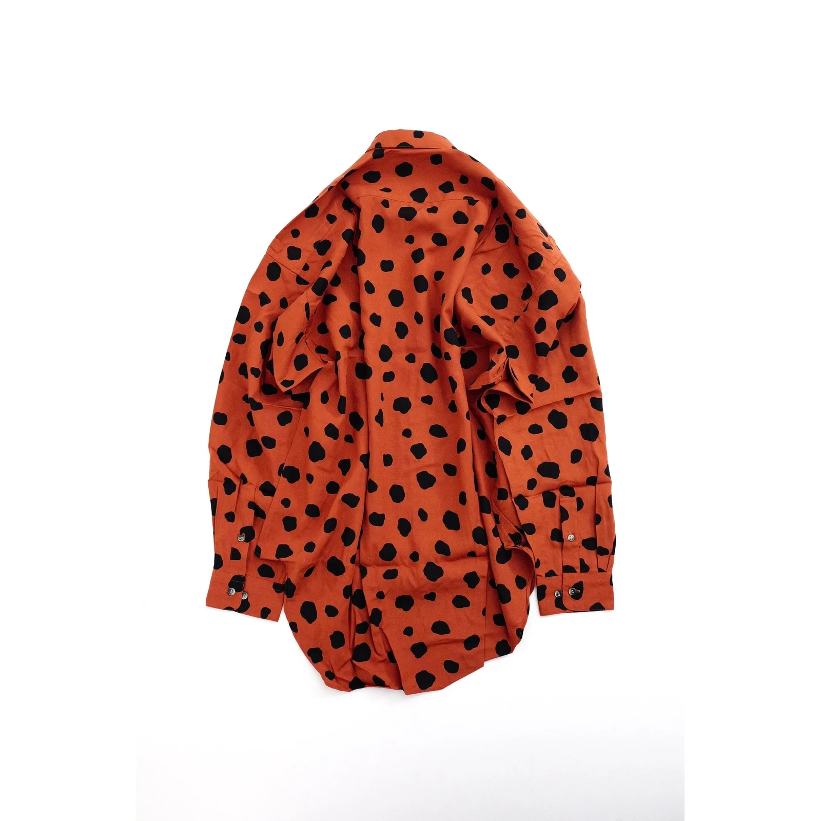 JUNKO KOSHINO Chemise Orange vintage, passéist — photo 14