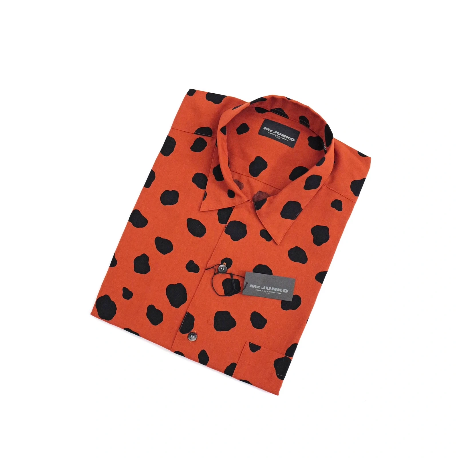 JUNKO KOSHINO Chemise Orange vintage, passéist — photo 4