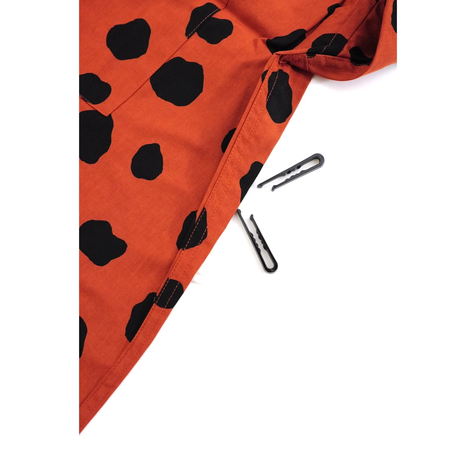 JUNKO KOSHINO Chemise Orange vintage, passéist — photo 5
