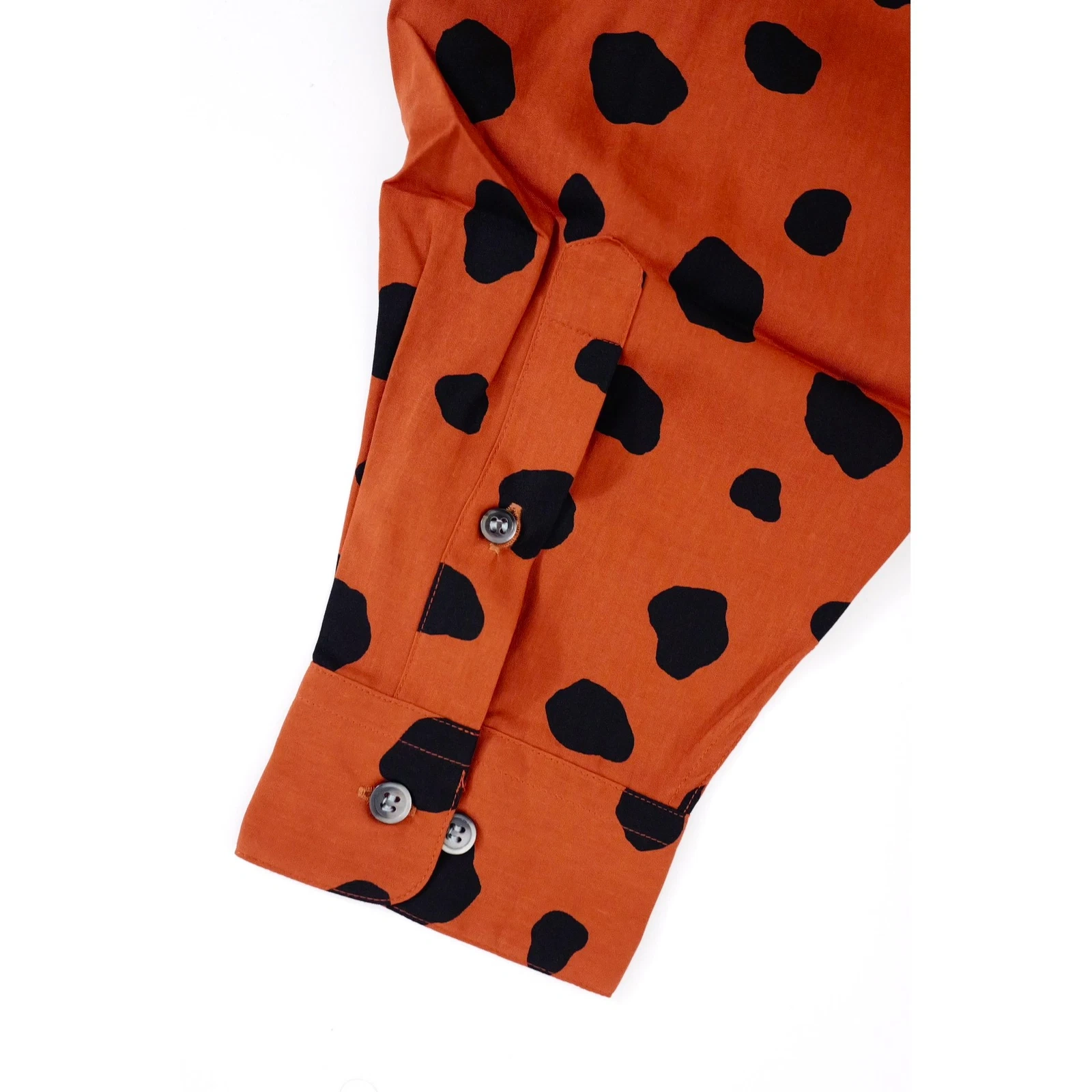 JUNKO KOSHINO Chemise Orange vintage, passéist — photo 6