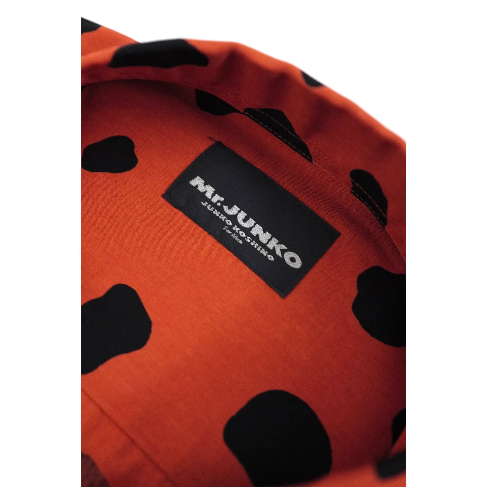 JUNKO KOSHINO Chemise Orange vintage, passéist — photo 7