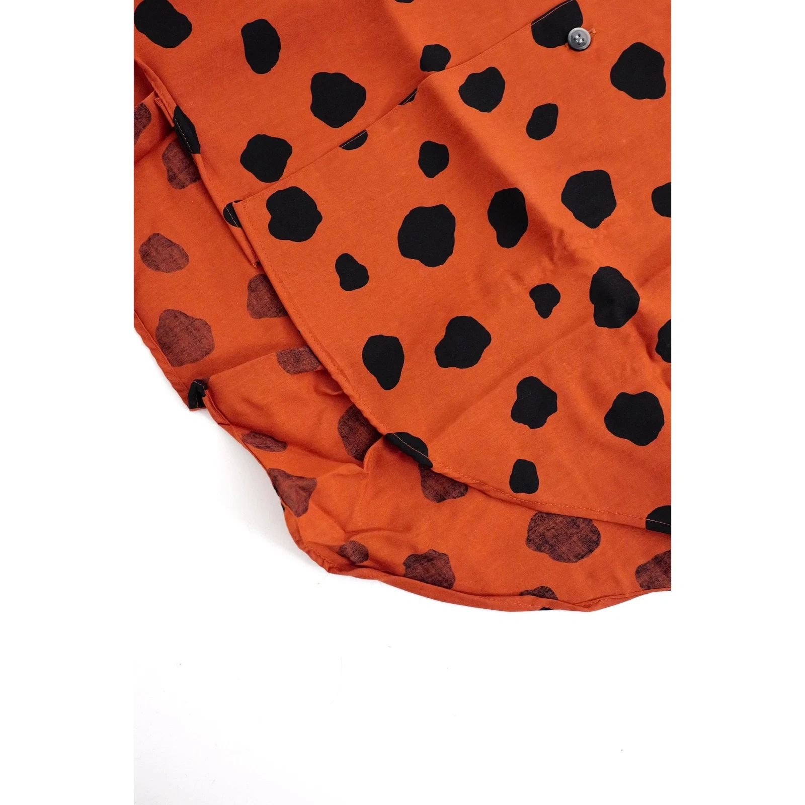 JUNKO KOSHINO Chemise Orange vintage, passéist — photo 8