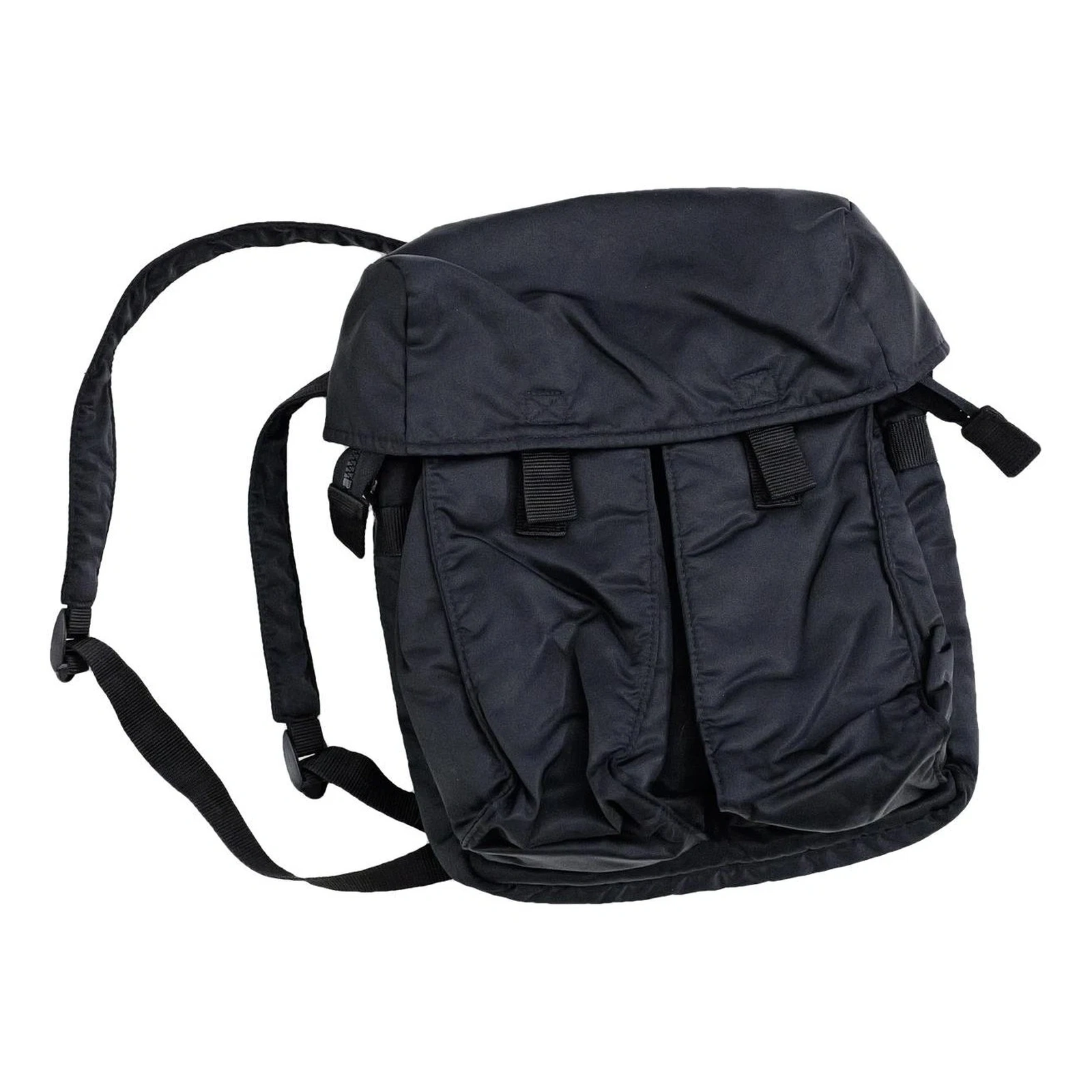 YOHJI YAMAMOTO Sac à dos Noir vintage, passéist — photo 1