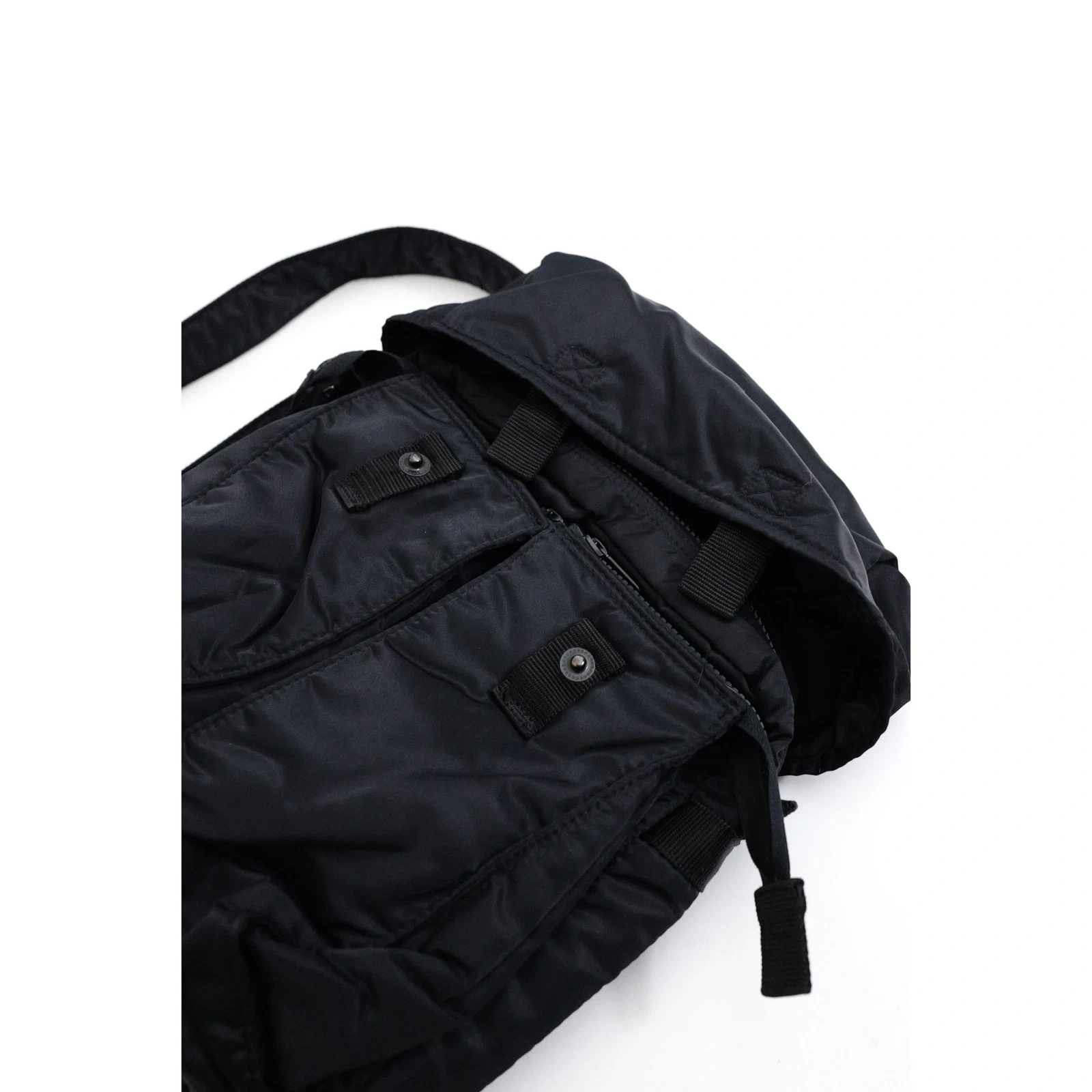 YOHJI YAMAMOTO Sac à dos Noir vintage, passéist — photo 5