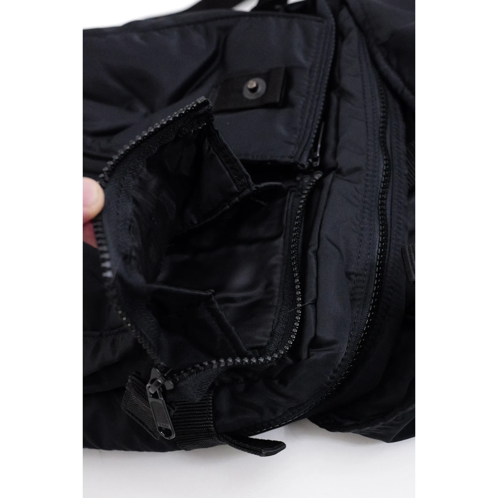 YOHJI YAMAMOTO Sac à dos Noir vintage, passéist — photo 8