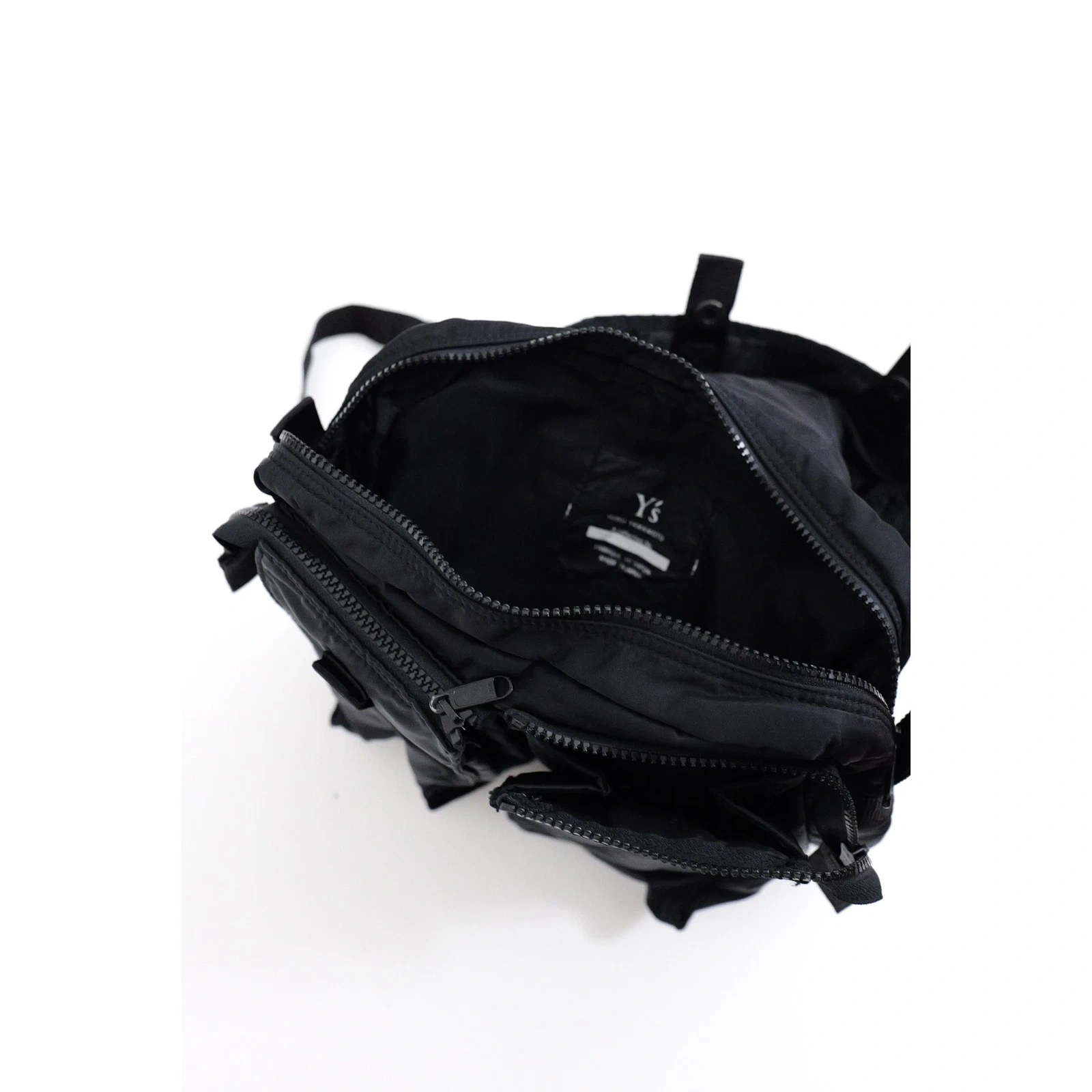 YOHJI YAMAMOTO Sac à dos Noir vintage, passéist — photo 9