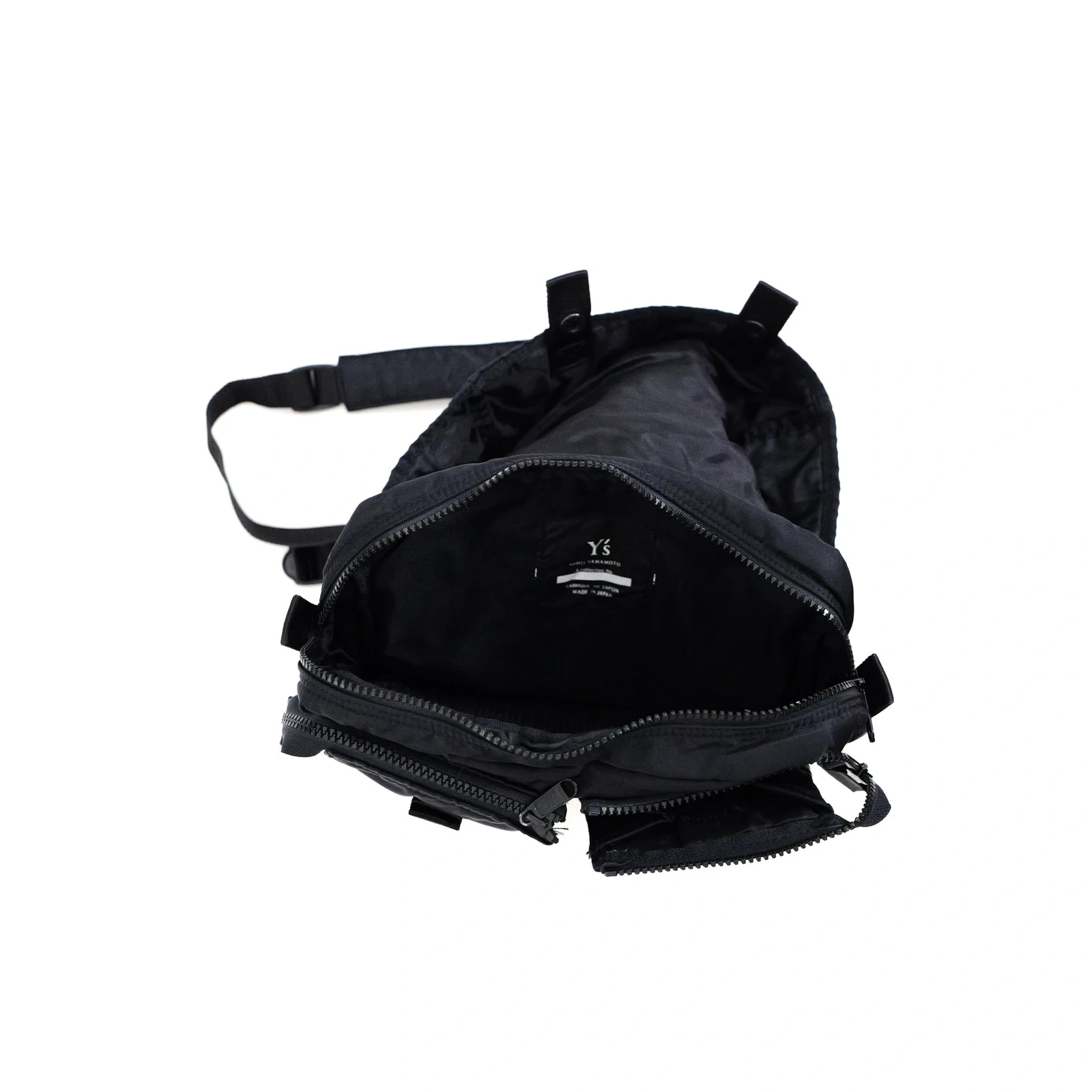 YOHJI YAMAMOTO Sac à dos Noir vintage, passéist — photo 10