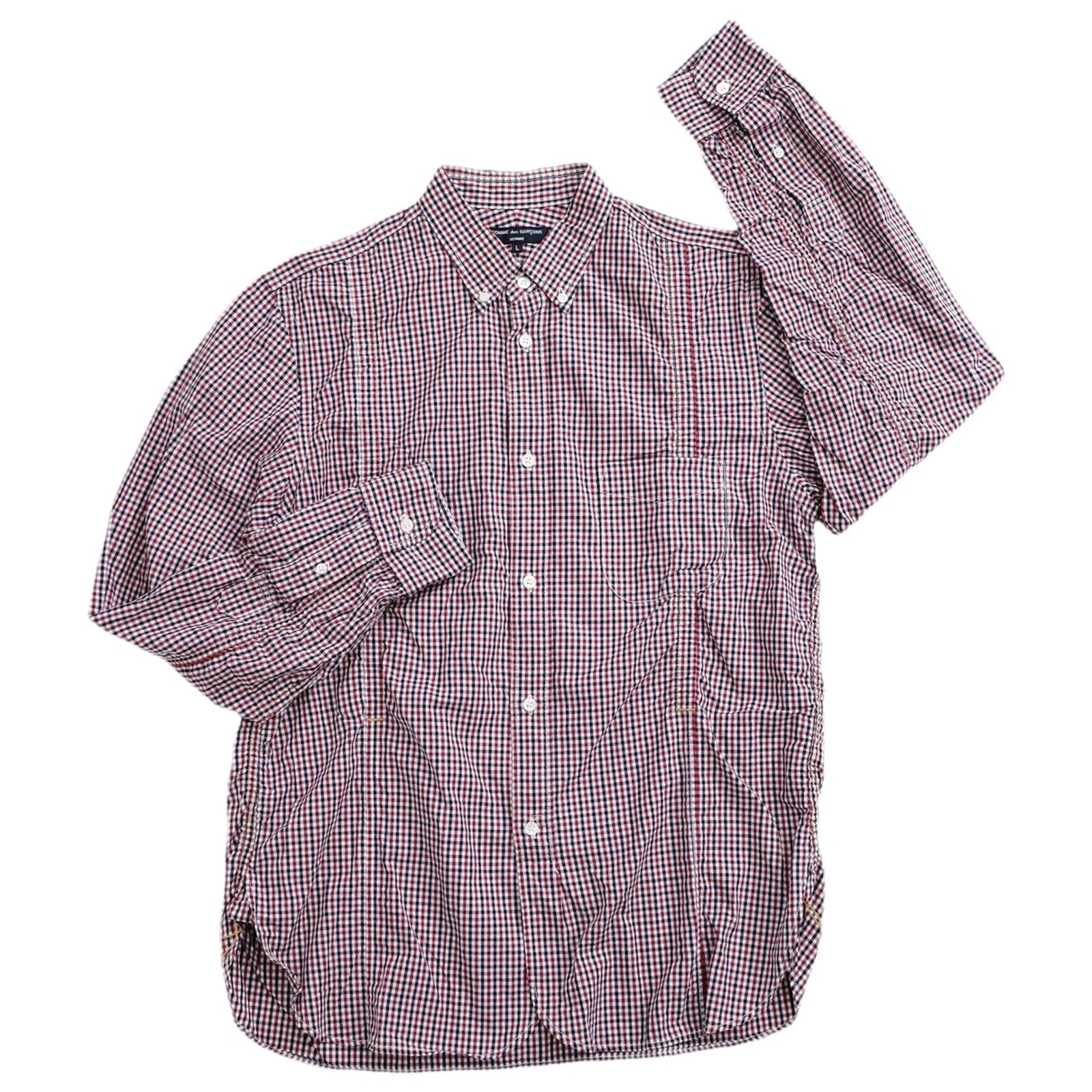 COMME DES GARÇONS Chemise Bordeaux vintage, passéist — photo 1