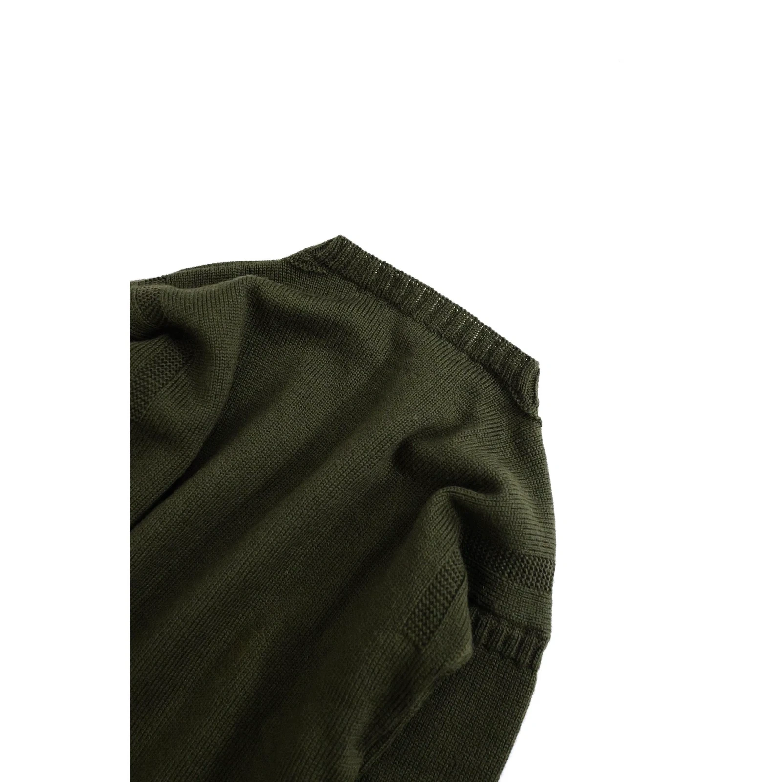COMME DES GARÇONS Pull en laine Kaki vintage, passéist — photo 14