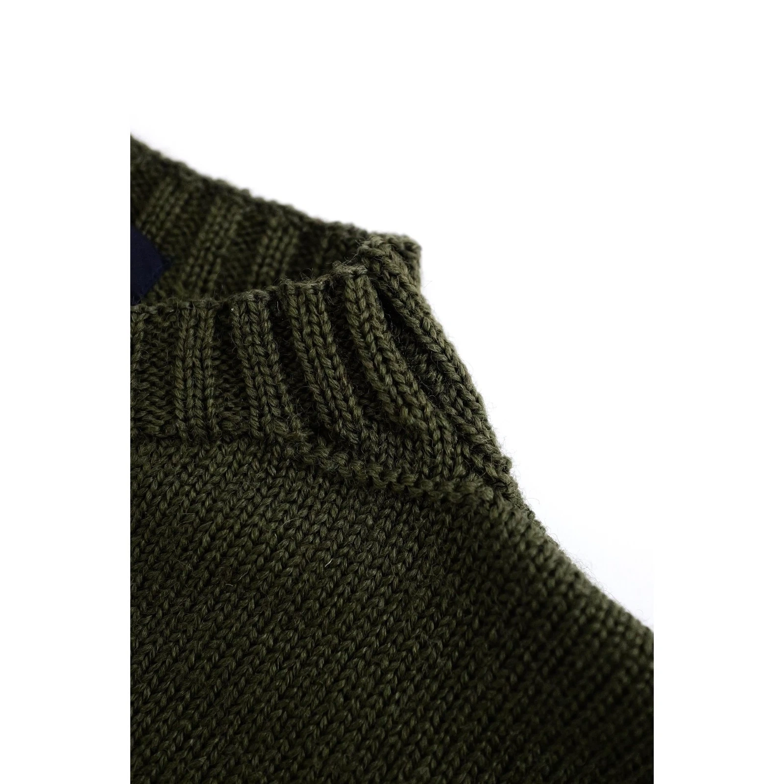 COMME DES GARÇONS Pull en laine Kaki vintage, passéist — photo 8