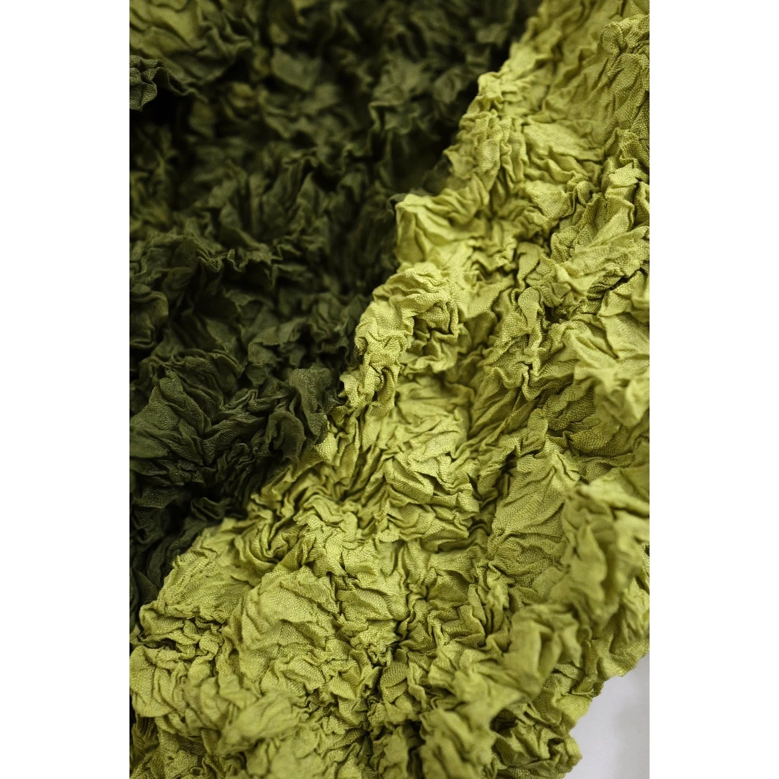 ISSEY MIYAKE Blouse Vert vintage, passéist — photo 12