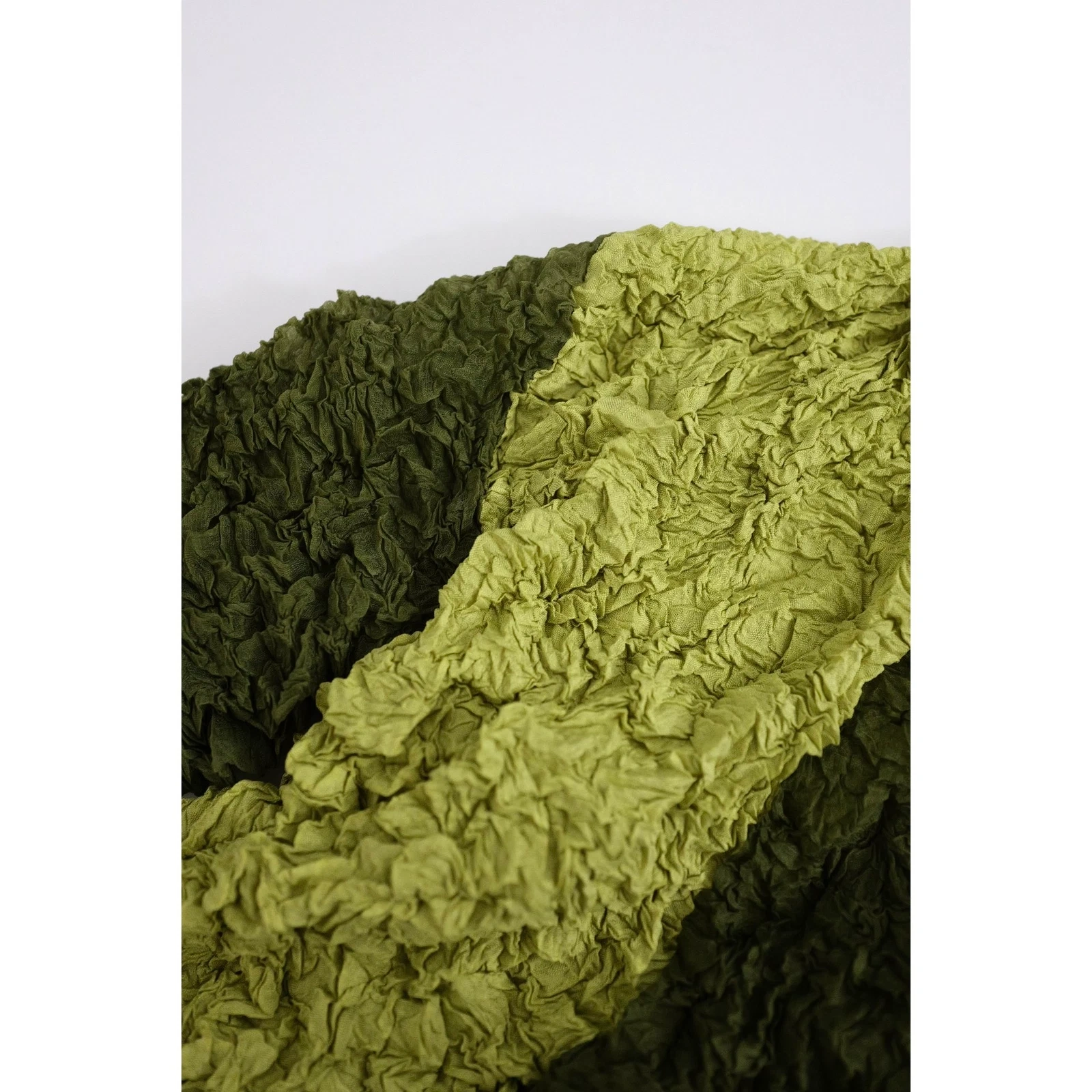 ISSEY MIYAKE Blouse Vert vintage, passéist — photo 5