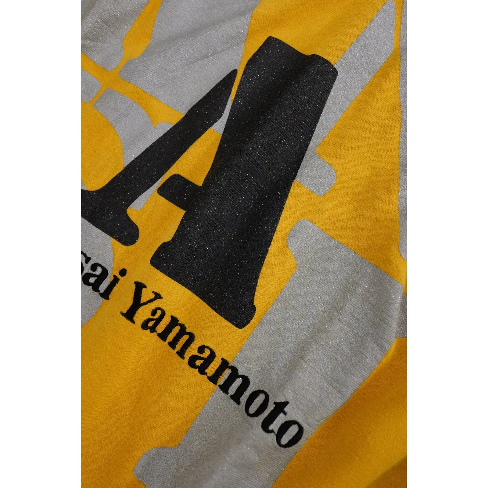 KANSAI YAMAMOTO Tee shirt Kaki vintage, passéist — photo 4