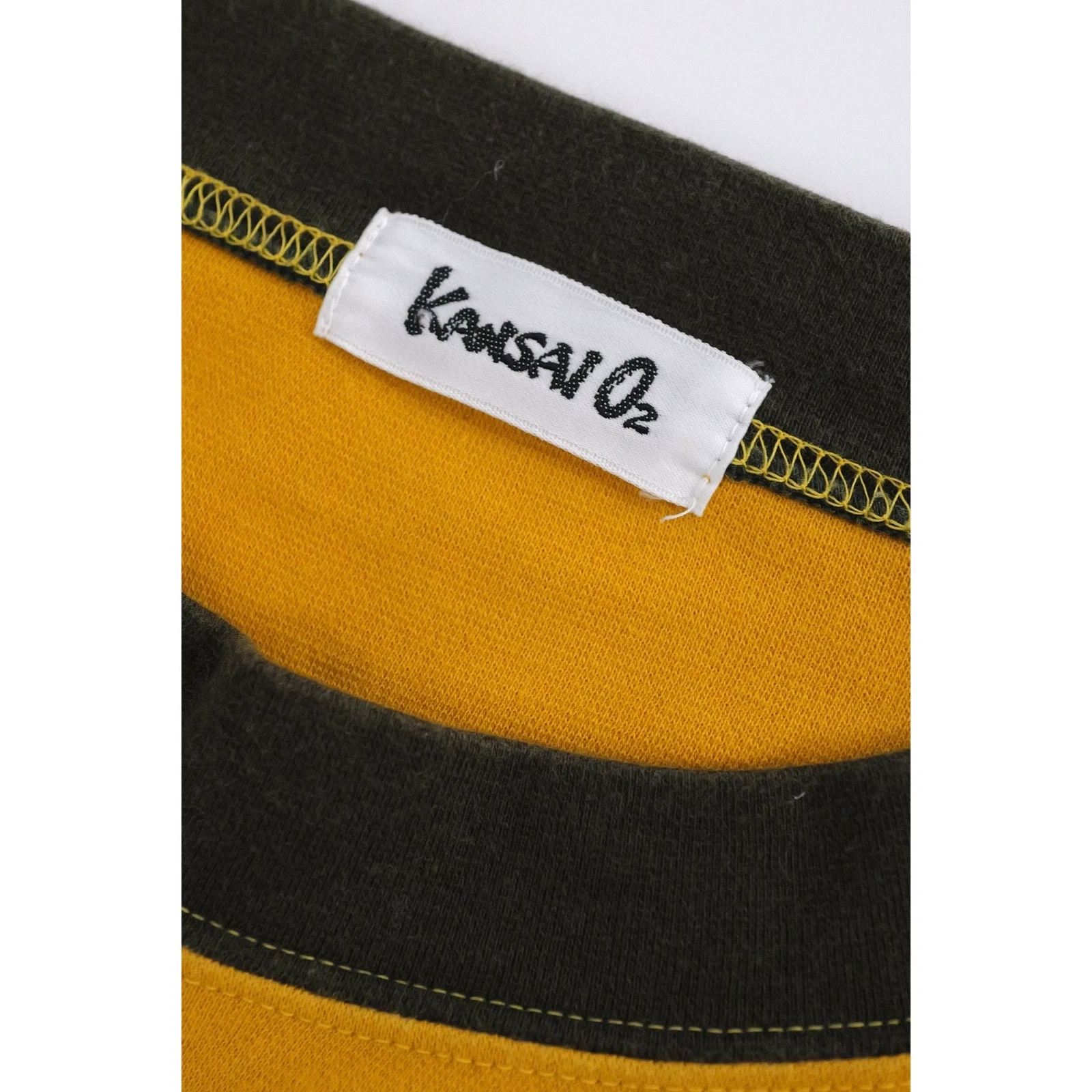 KANSAI YAMAMOTO Tee shirt Kaki vintage, passéist — photo 7
