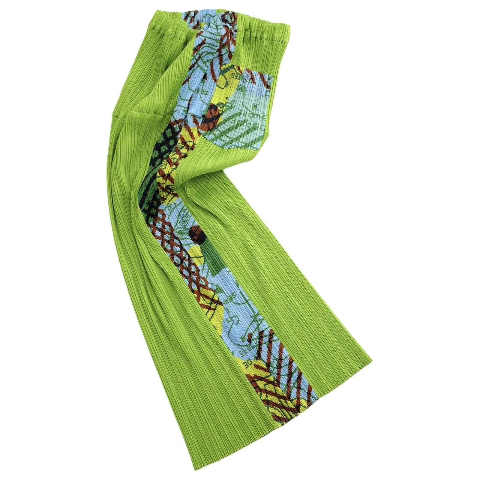 ISSEY MIYAKE Jupe mi-longue Multicolore vintage, passéist — photo 1