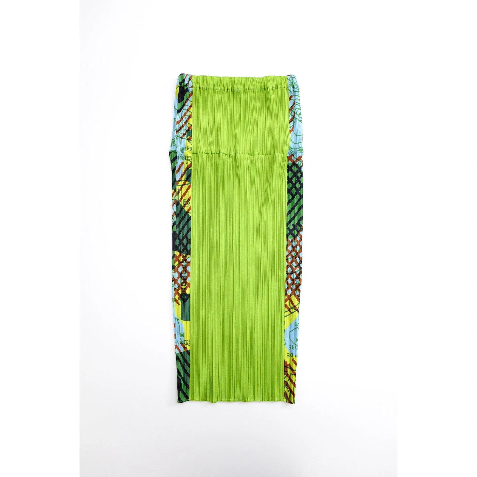 ISSEY MIYAKE Jupe mi-longue Multicolore vintage, passéist — photo 2