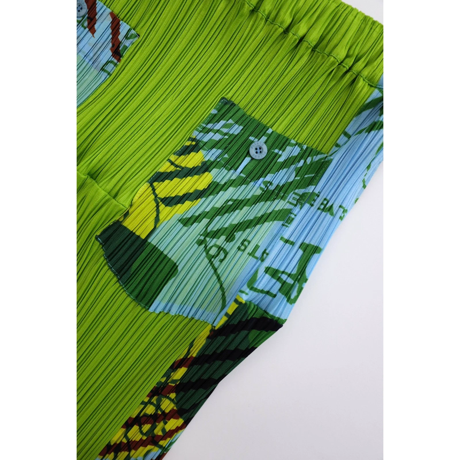 ISSEY MIYAKE Jupe mi-longue Multicolore vintage, passéist — photo 13