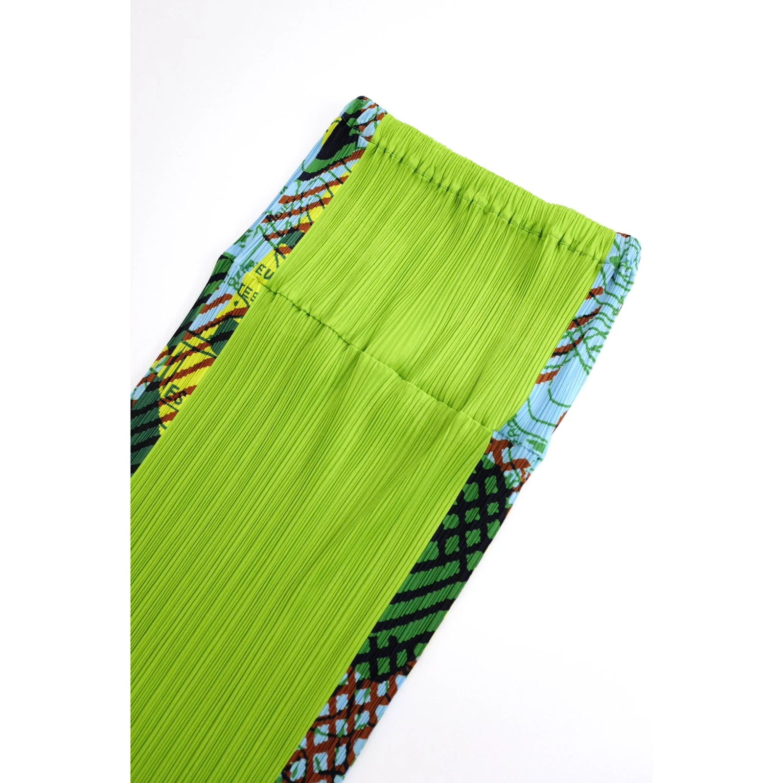 ISSEY MIYAKE Jupe mi-longue Multicolore vintage, passéist — photo 3