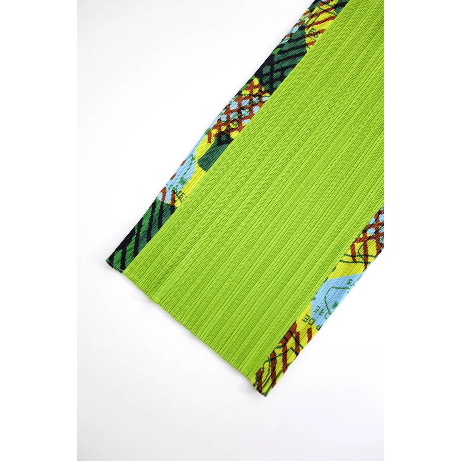 ISSEY MIYAKE Jupe mi-longue Multicolore vintage, passéist — photo 4