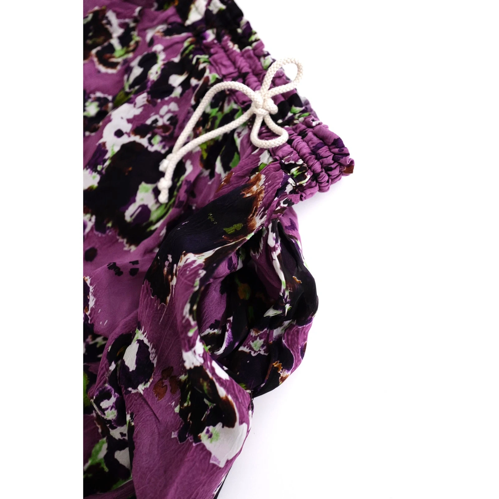 YOHJI YAMAMOTO Jupe mi-longue Violet vintage, passéist — photo 11