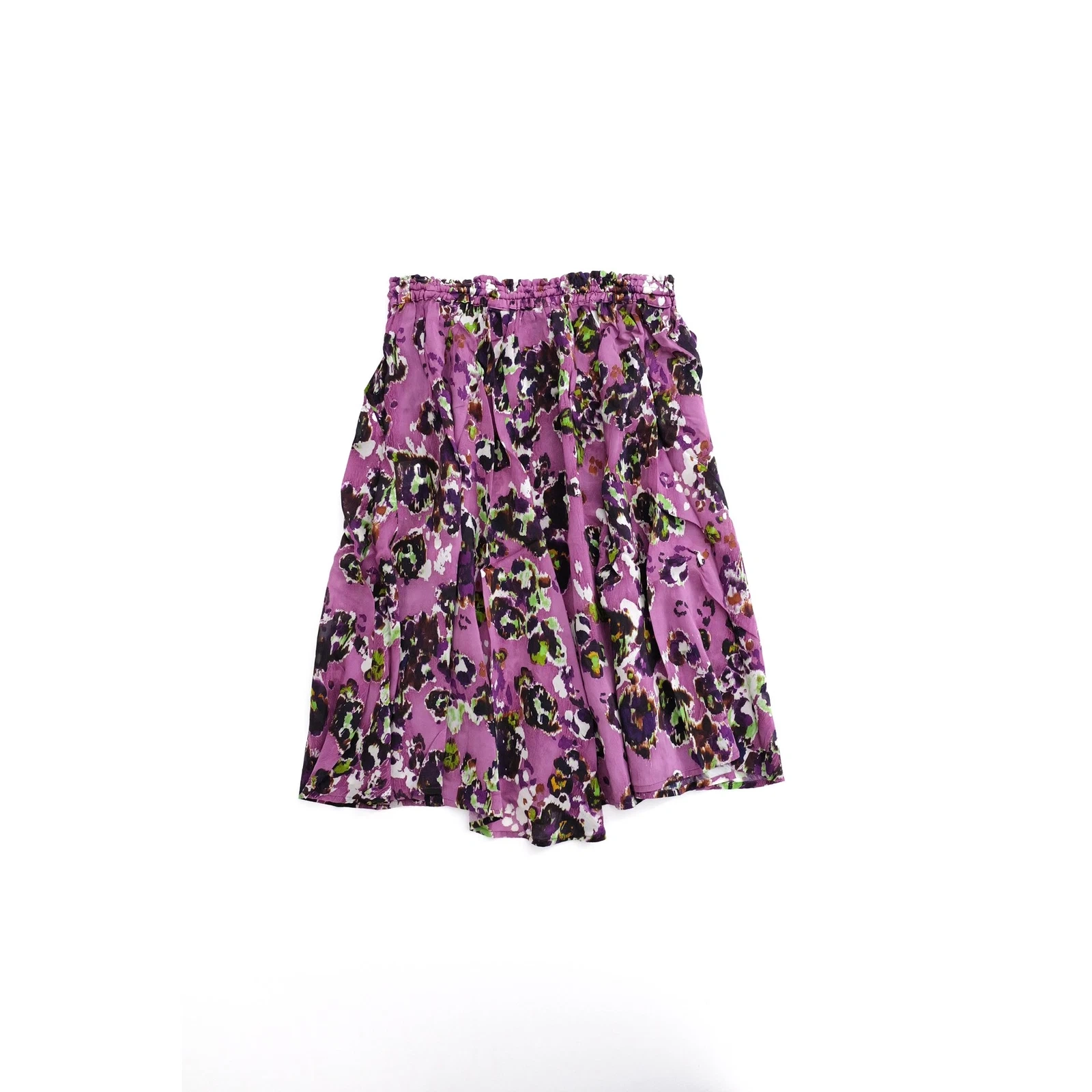 YOHJI YAMAMOTO Jupe mi-longue Violet vintage, passéist — photo 12