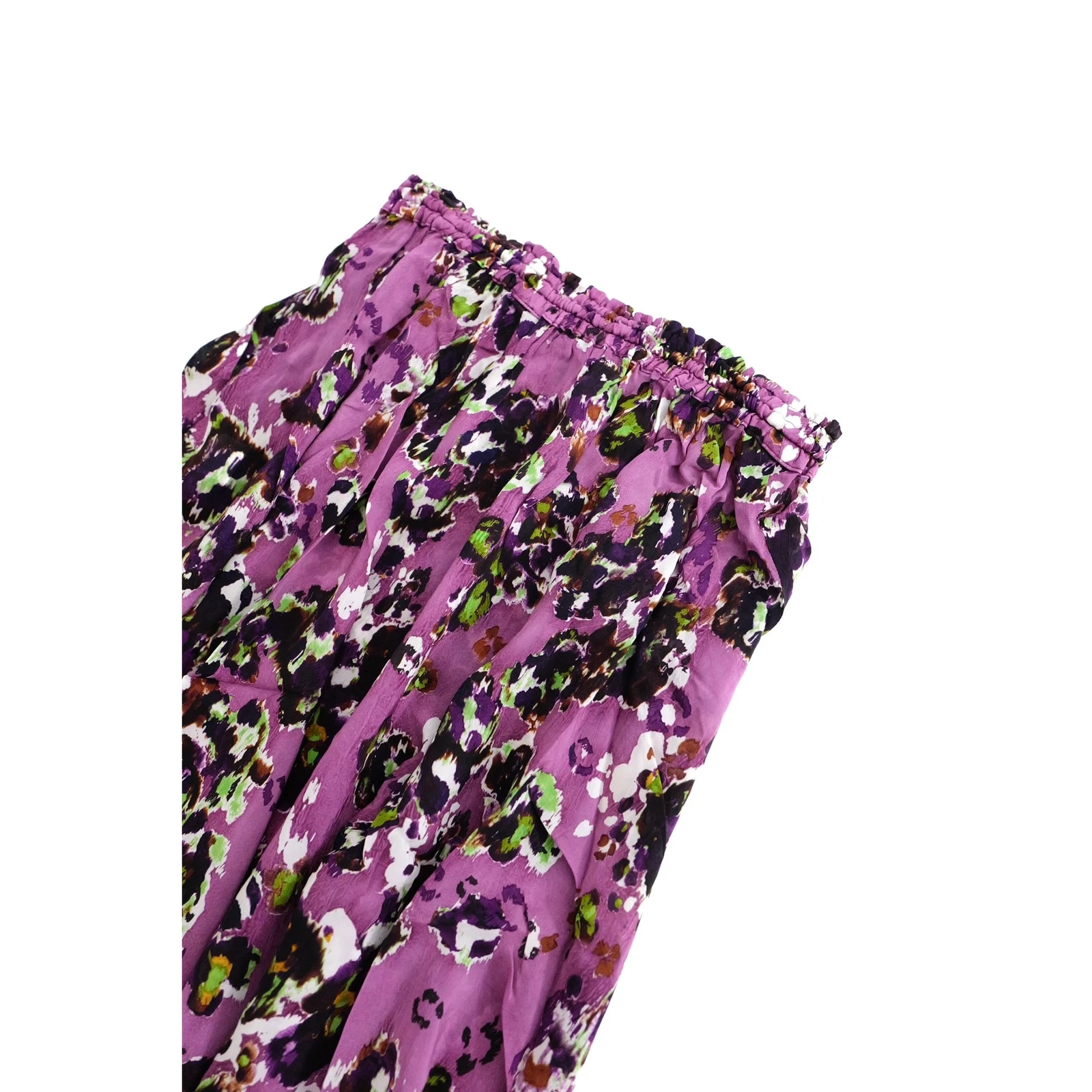YOHJI YAMAMOTO Jupe mi-longue Violet vintage, passéist — photo 13