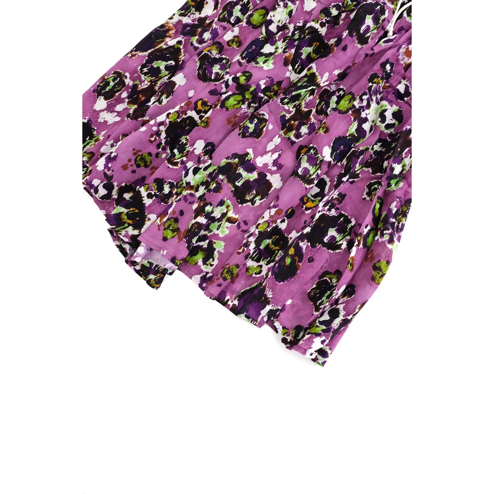 YOHJI YAMAMOTO Jupe mi-longue Violet vintage, passéist — photo 4