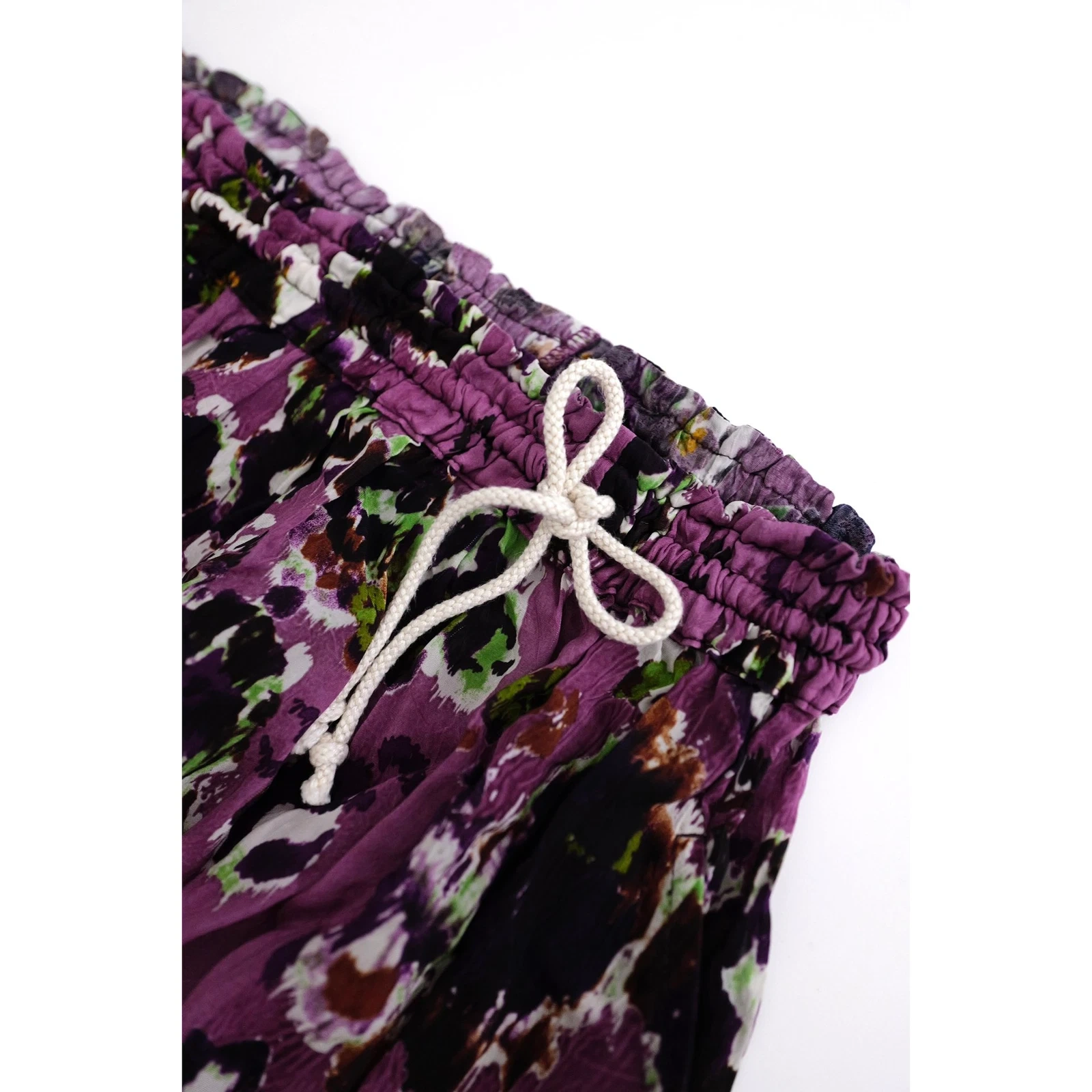 YOHJI YAMAMOTO Jupe mi-longue Violet vintage, passéist — photo 7
