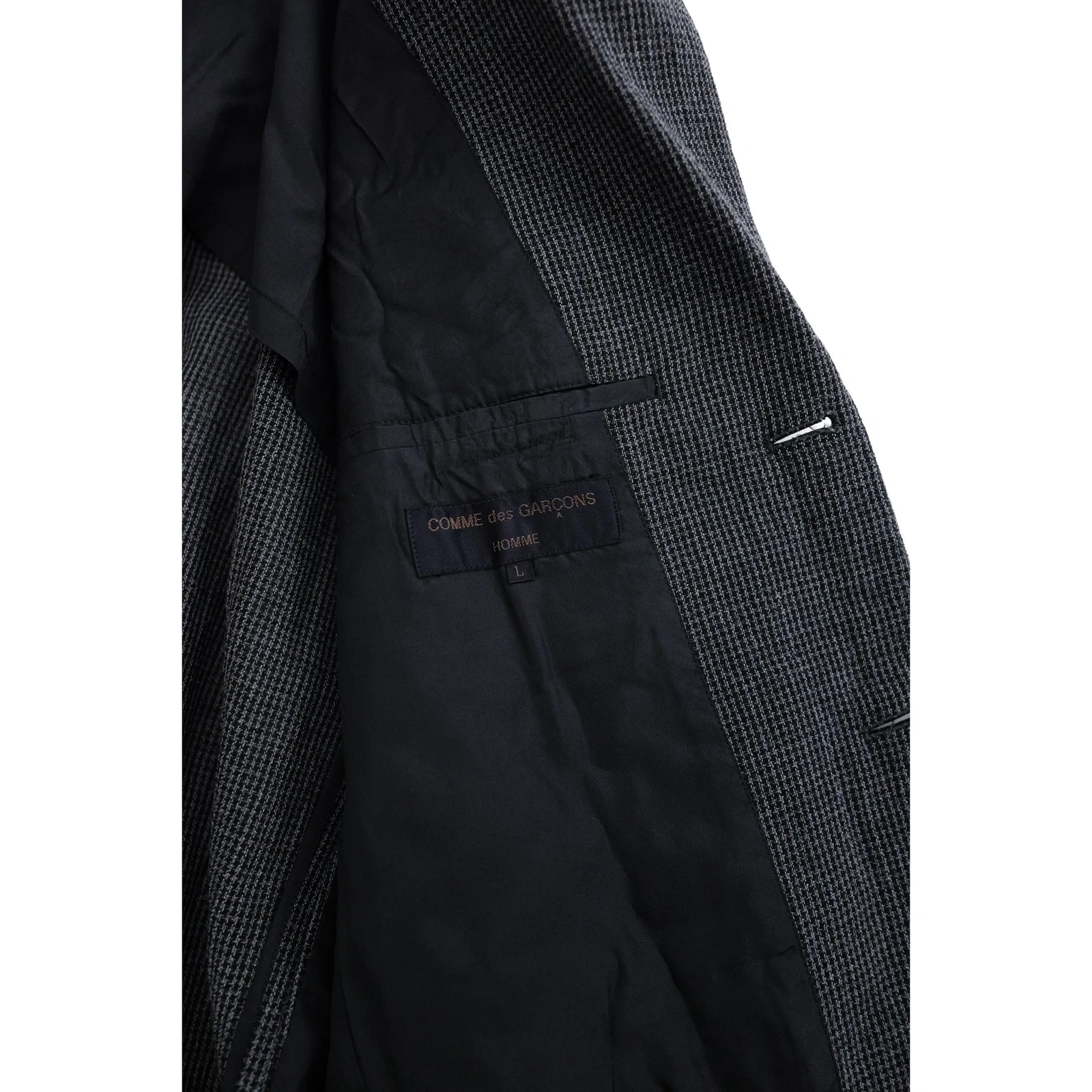 COMME DES GARÇONS Veste en laine Gris vintage, passéist — photo 15