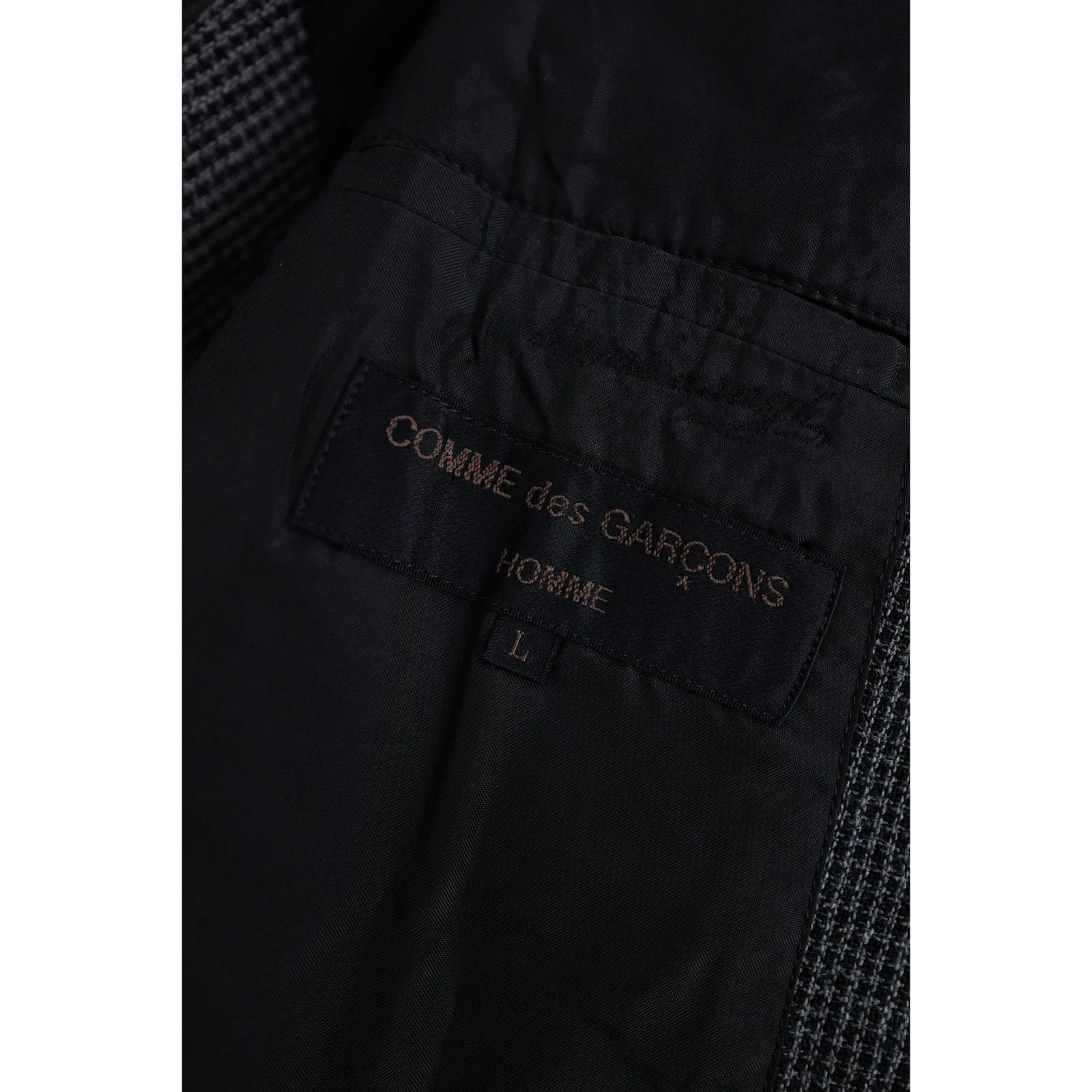 COMME DES GARÇONS Veste en laine Gris vintage, passéist — photo 8