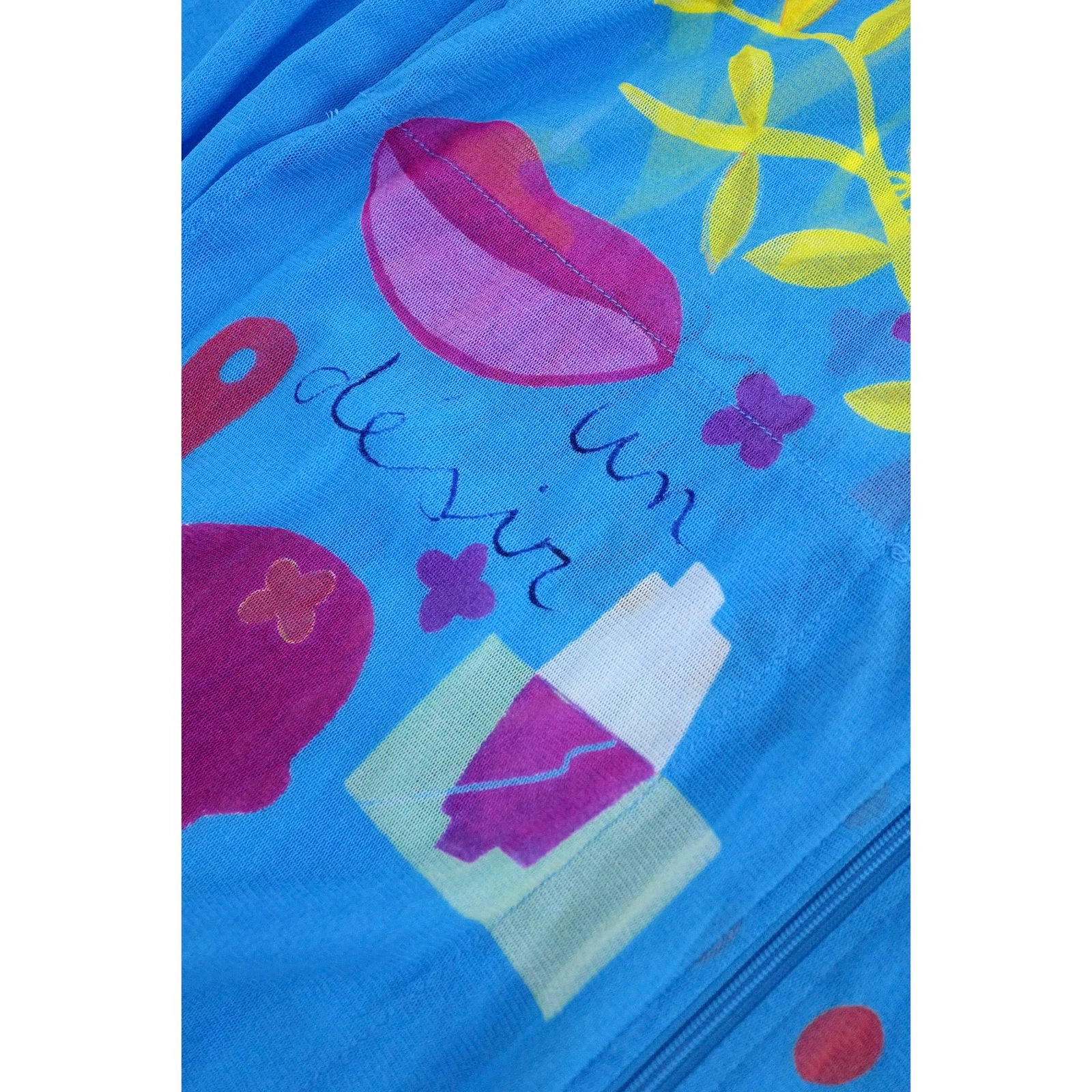 ISSEY MIYAKE Sweat Bleu vintage, passéist — photo 5