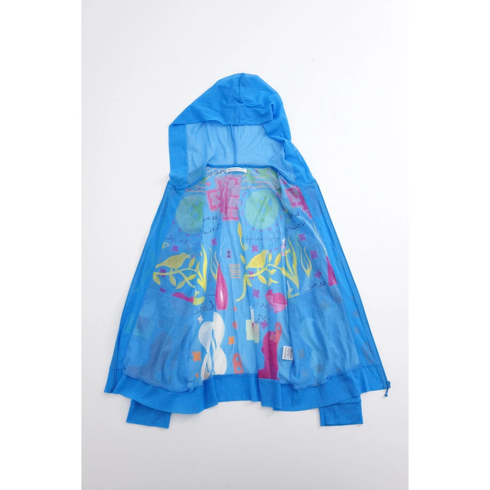 ISSEY MIYAKE Sweat Bleu vintage, passéist — photo 9