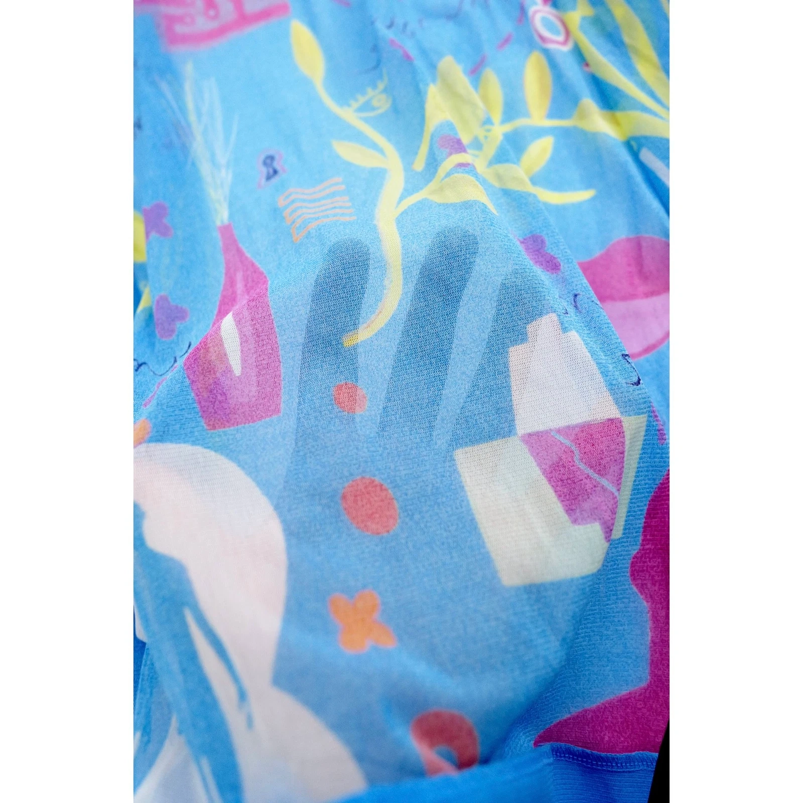 ISSEY MIYAKE Sweat Bleu vintage, passéist — photo 10