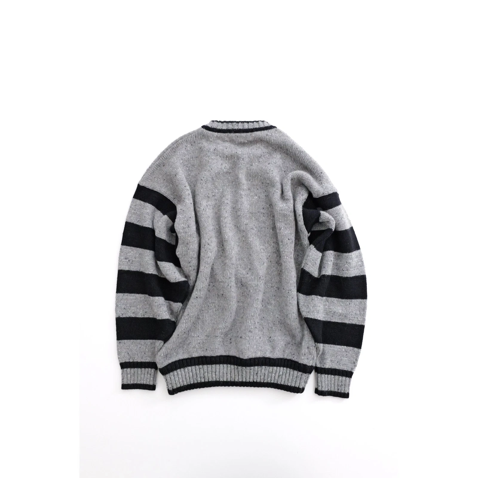 KANSAI YAMAMOTO Pull en laine Gris vintage, passéist — photo 10