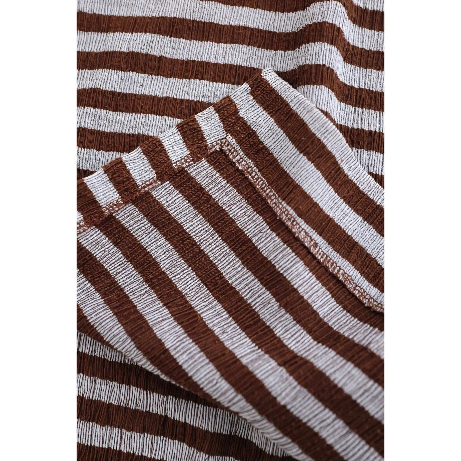ISSEY MIYAKE Jupe mi-longue Marron vintage, passéist — photo 15