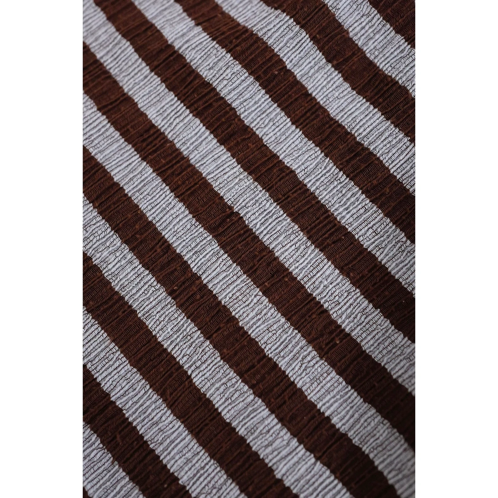 ISSEY MIYAKE Jupe mi-longue Marron vintage, passéist — photo 7