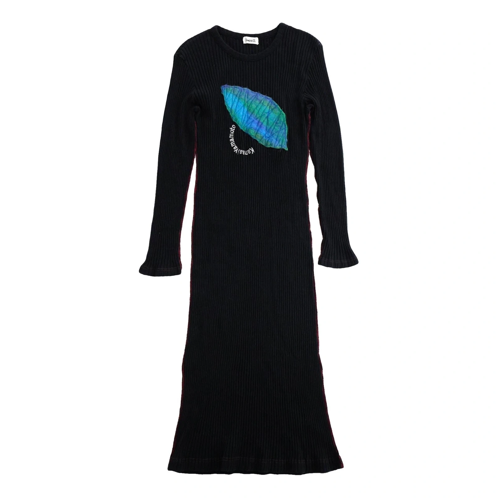 KANSAI YAMAMOTO Robe longue Noir vintage, passéist — photo 1