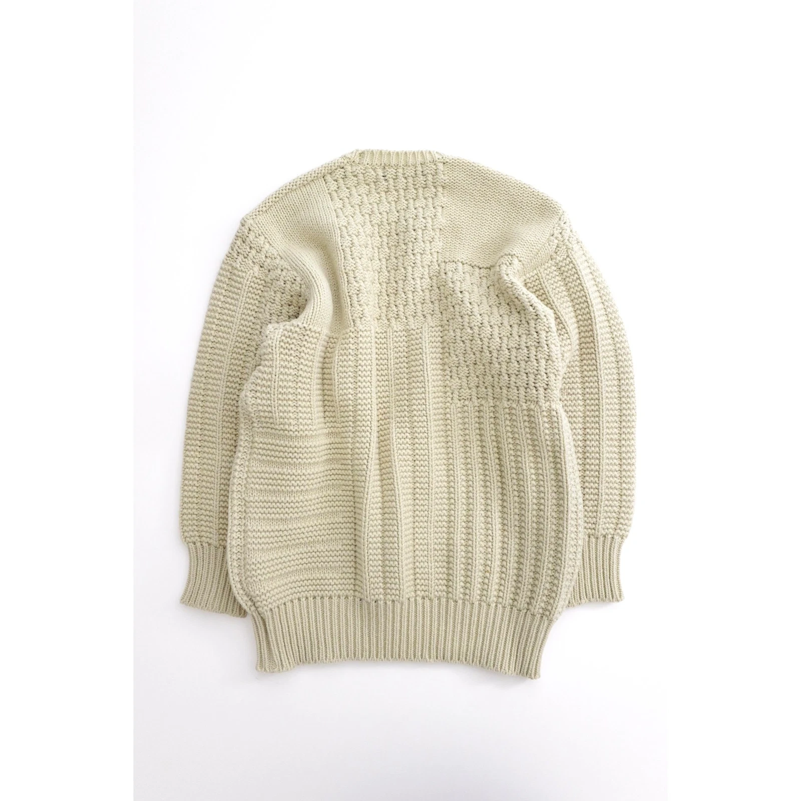 COMME DES GARÇONS Pull-over en laine Ivoire vintage, passéist — photo 13