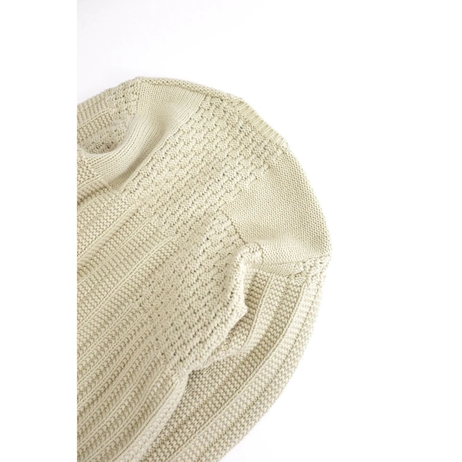 COMME DES GARÇONS Pull-over en laine Ivoire vintage, passéist — photo 14