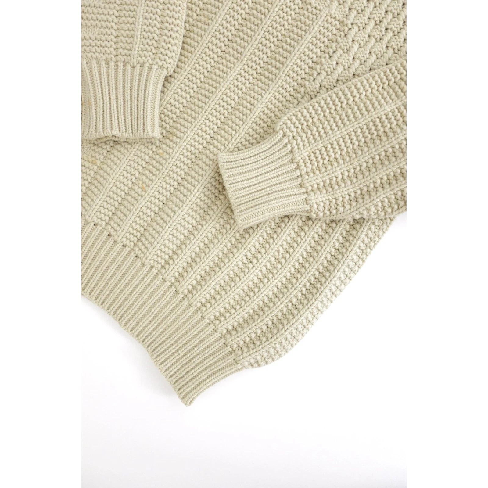 COMME DES GARÇONS Pull-over en laine Ivoire vintage, passéist — photo 3