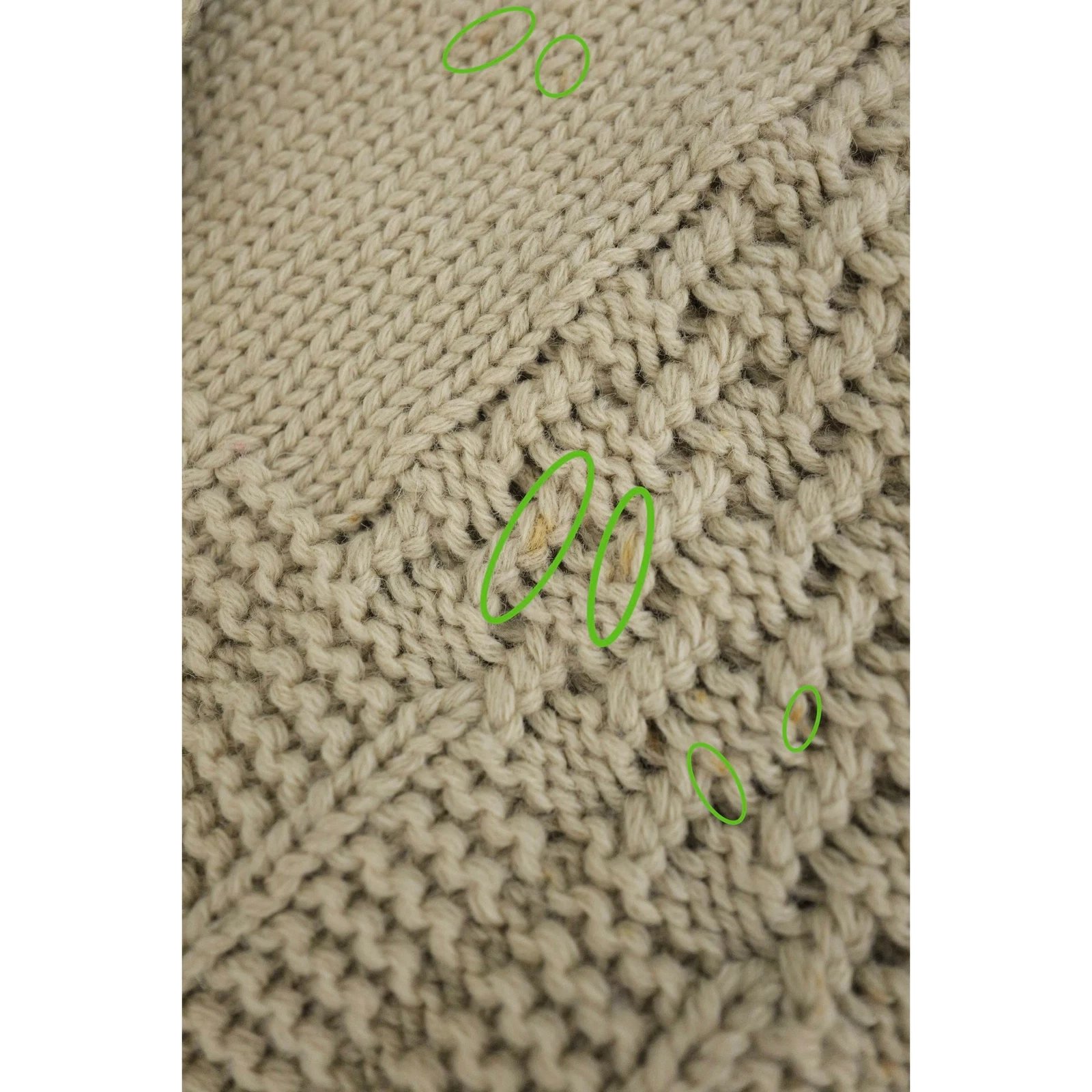 COMME DES GARÇONS Pull-over en laine Ivoire vintage, passéist — photo 10