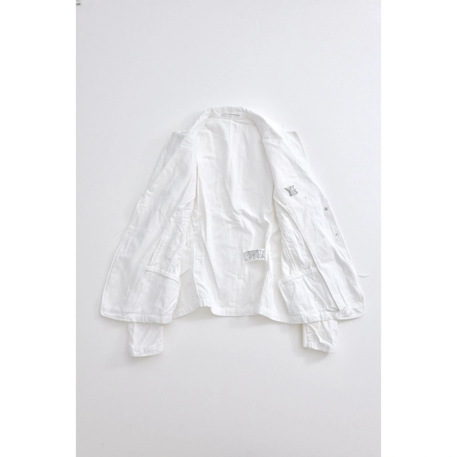 YOHJI YAMAMOTO Blazer Écru vintage, passéist — photo 12