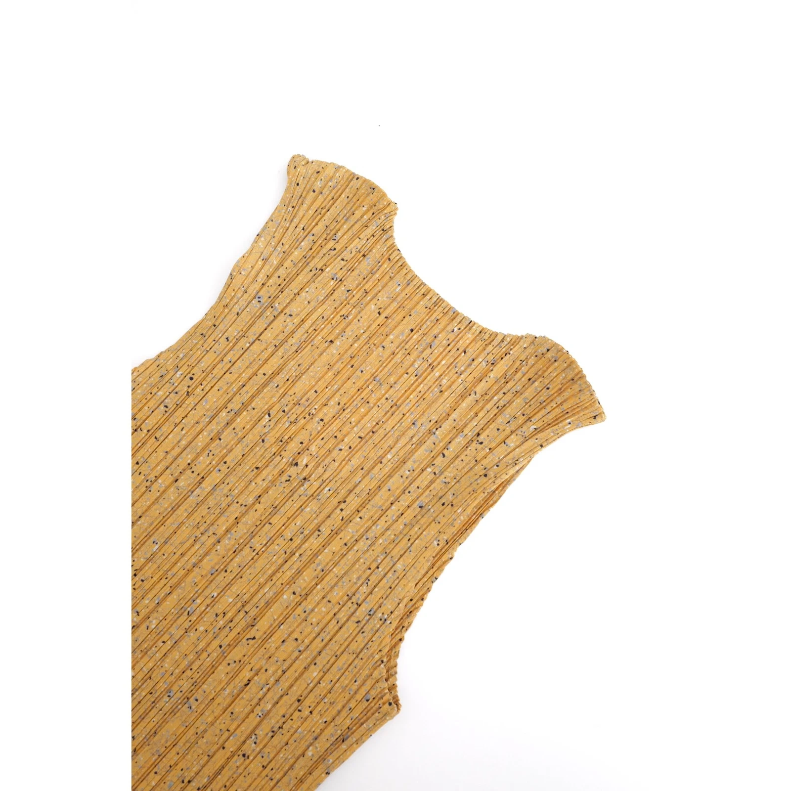 ISSEY MIYAKE Débardeur Jaune vintage, passéist — photo 11