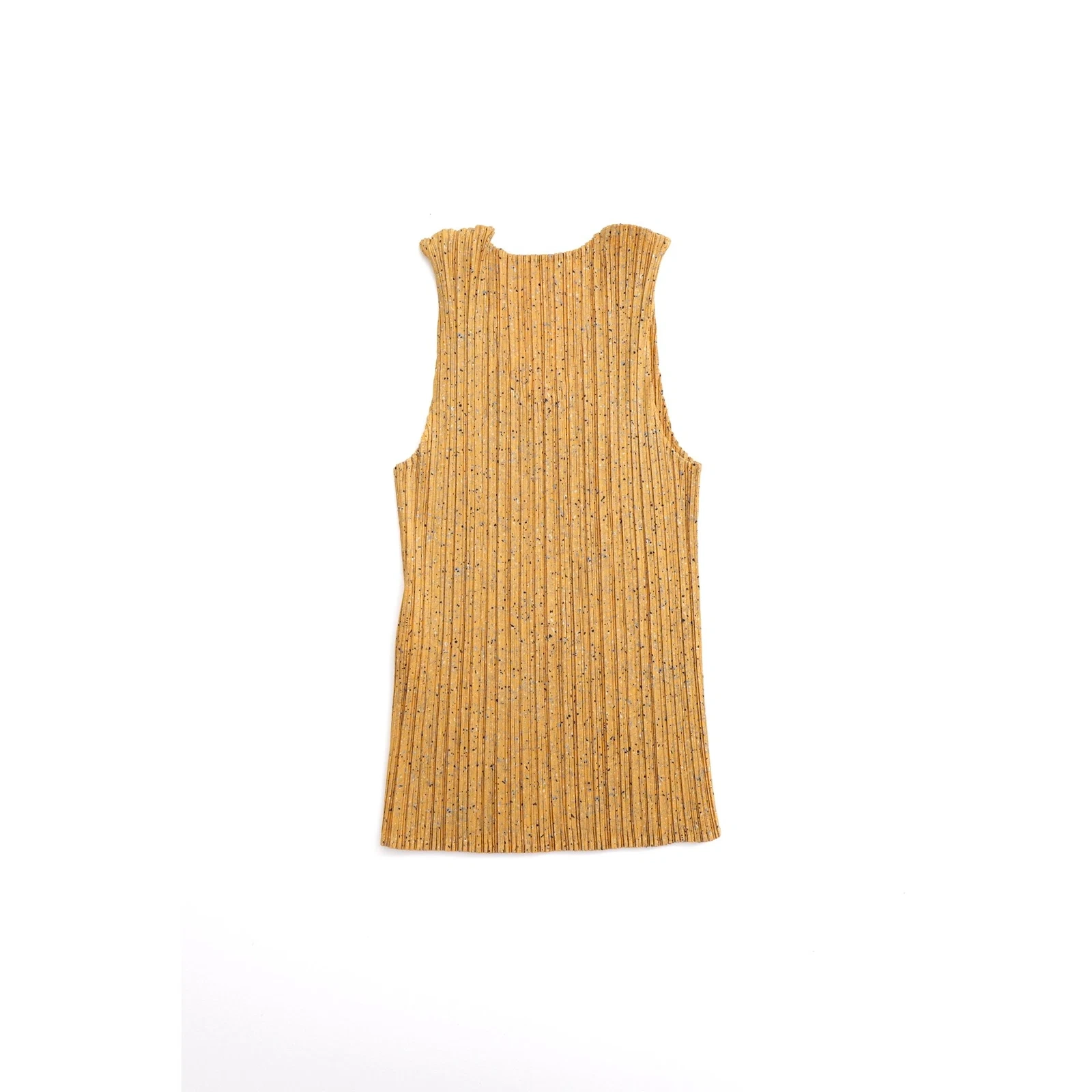 ISSEY MIYAKE Débardeur Jaune vintage, passéist — photo 10