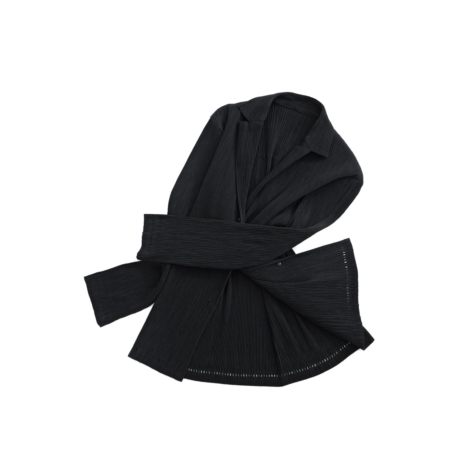 ISSEY MIYAKE Blazer Noir vintage, passéist — photo 3