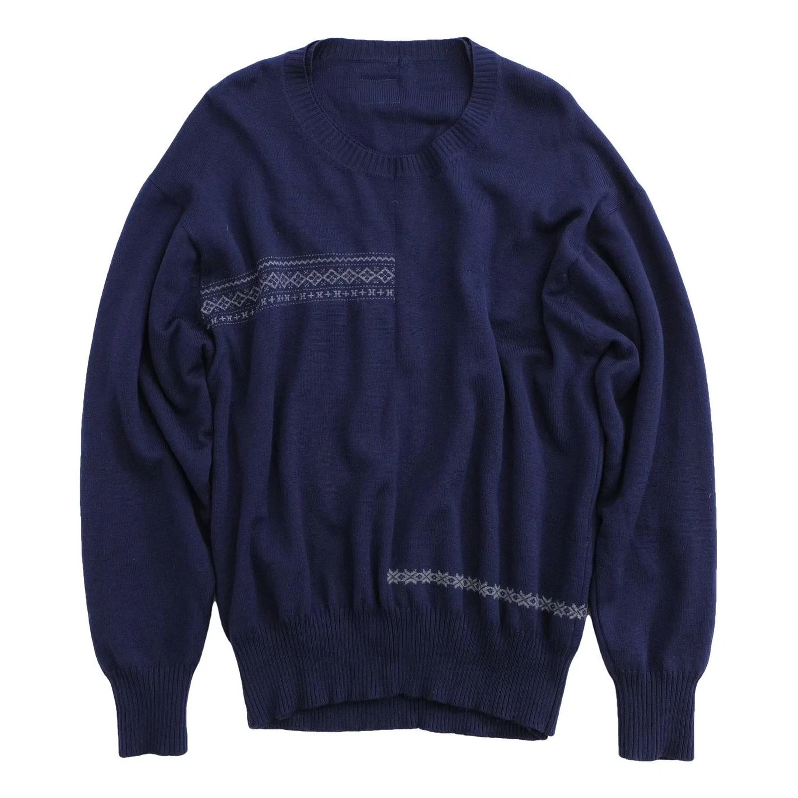 COMME DES GARÇONS Pull en laine Marine vintage, passéist — photo 1
